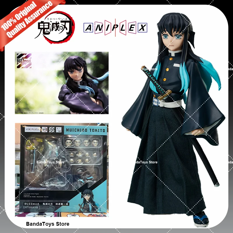 В наличии 100% оригинал Aniplex BUZZmod Demon Slayer Kimetsu No Yaiba Muichiro Tokito Аниме Коллекция Фигурки Модель Игрушки