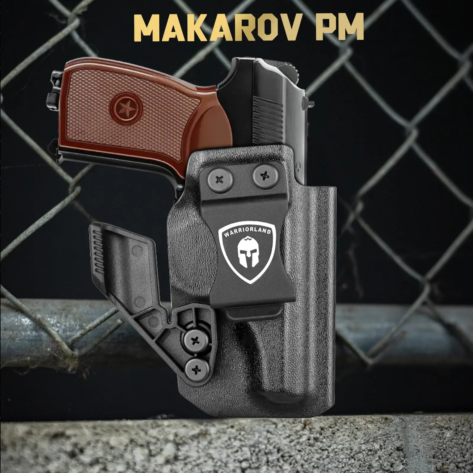 Only Compatible with Makarov MP Pistol,IWB Kydex Holster w/Claw Optics Cut,Inside Waistband Concealed Carry Holster,Right Hand