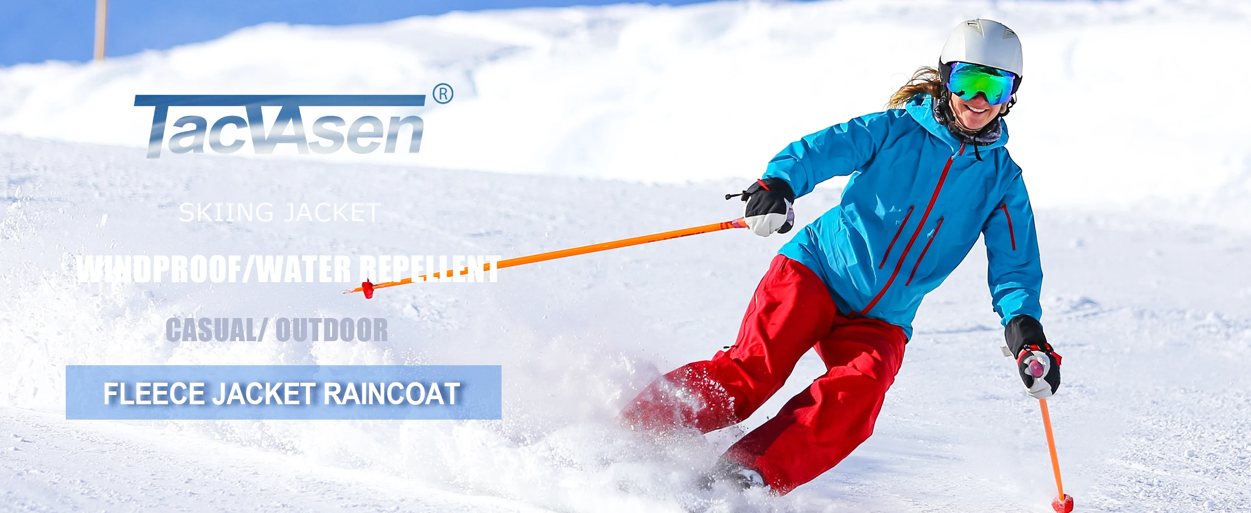 TACVASEN Winter Ski Snowboard Jacket Womens Waterproof Thermal Heavy Fleece Jackets Casual Work Rain Work Coat Windbreaker Parka