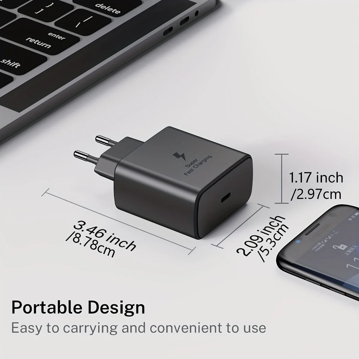 PD 45 واط USB C شاحن سريع عالي السرعة شحن الهاتف الخليوي الجدار محول لسامسونج غالاكسي S24 S23 الترا ملاحظة آيفون 15 شاومي 14