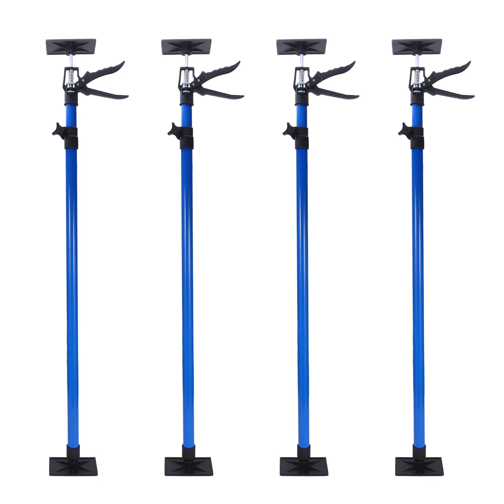 

360° Rotating Adjustable Support Rod with 45° Tilt Stand, Height-Adjustable, Quick-Release Handle & Non-Slip TPR Pads (Blue)