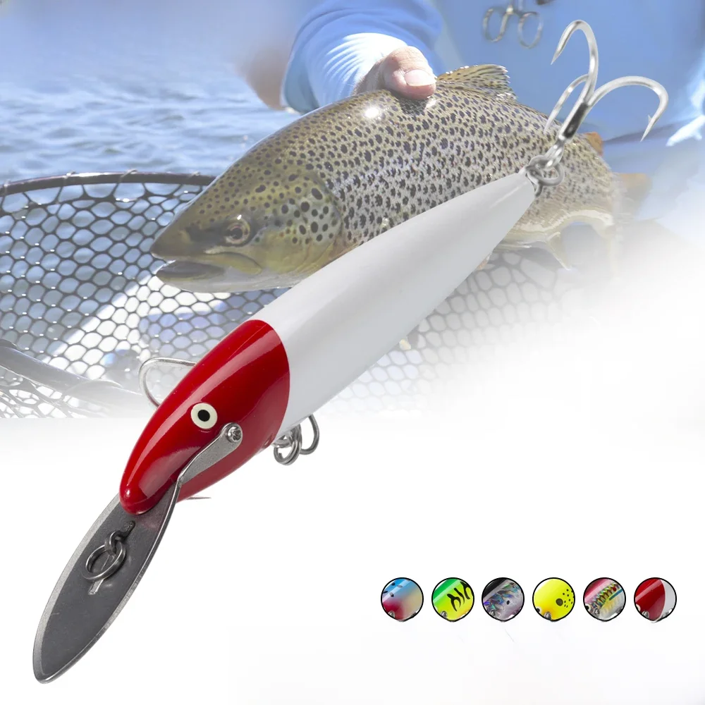 Hunthouse métal lèvre vairon leurre de pêche coulant pêche à la traîne appât dur 140mm 40g Wobblers eau salée artificielle pour Blues thon attirail