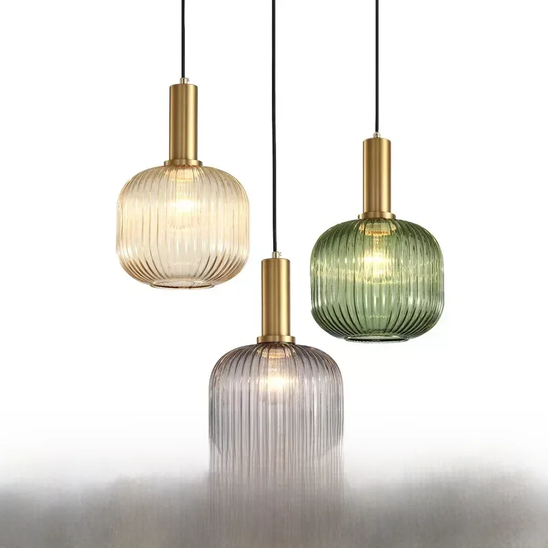 Europa Vintage Kleurrijke Glazen Luxe Hanglamp Verlichting voor Restaurant Eetkamer Slaapkamer Nachtkastje Thuis Plafond Hanglamp - afbeelding 2