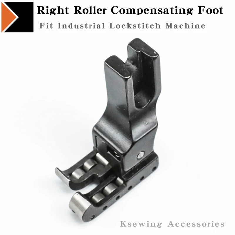 

CR1/32N (0.1cm) Right Roller Compensating Presser Foot Fit Industrial Lockstitch Sewing Machine Made By Steel 11 PCS Wheels