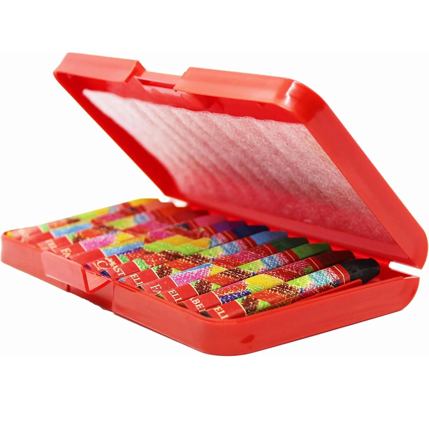 Fotografia 7: Faber Castell-pastel hexagonal, caixa plástica, pintura do desenho, 12 pcs