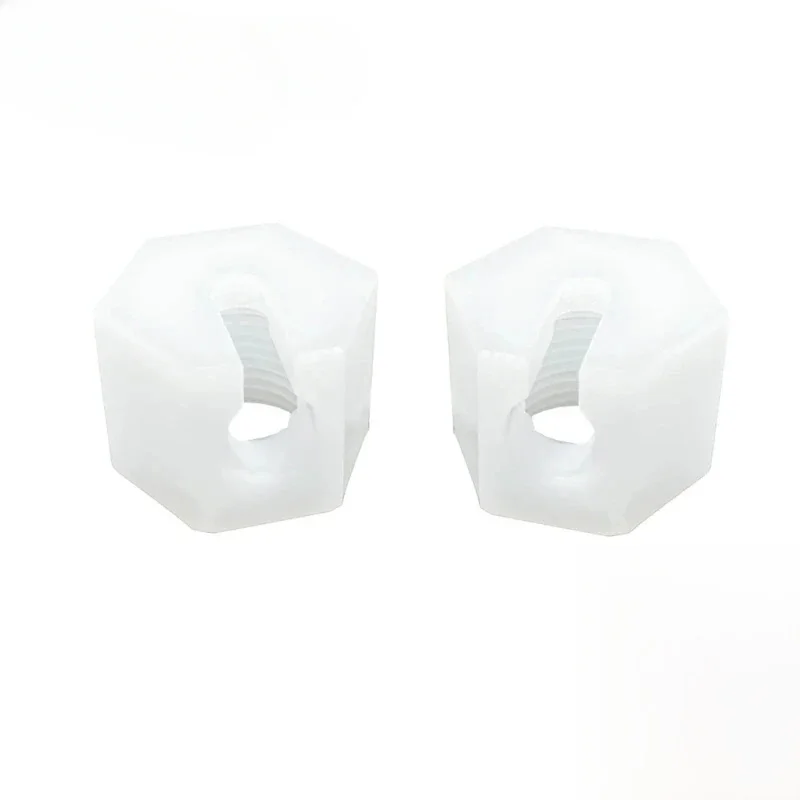 Jeu de deux écrous de remplacement de buse SodaStream Crystal 1.0 2.0 blanc, connecteur CO2 à ajustement rapide, joint de gaz sûr, Installation facile