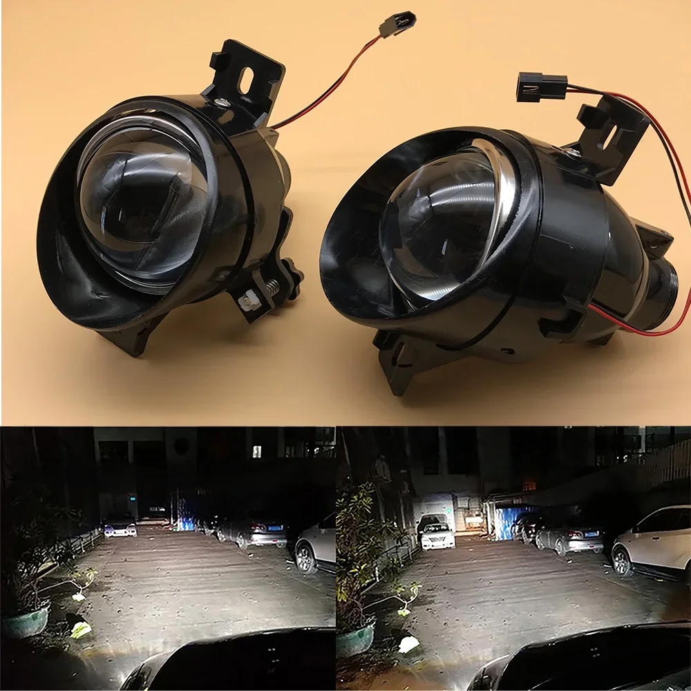 Xenon LED 55W 35W H11 6000K Super bright lens światła przeciwmgielne światła przeciwmgielne 26150-89905 dla Nissan x-trail T30 2001-2006 lewo + prawo — zdjęcie 2