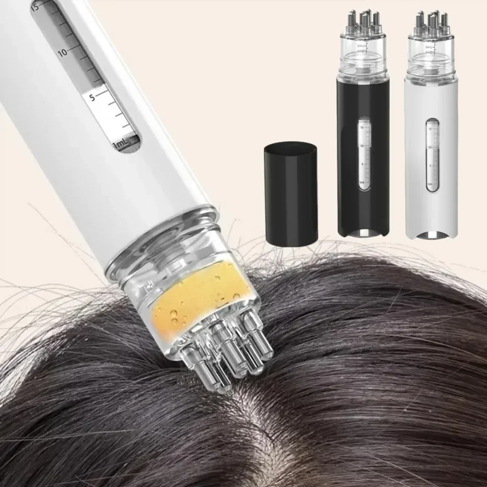 Kopfhaut Applikator Flüssigkeit Kamm Tragbare Mini Massage Kamm Ätherisches Öl Flüssigkeit Führung Massage Anti Haarausfall Kopfhaut Pflege Werkzeuge