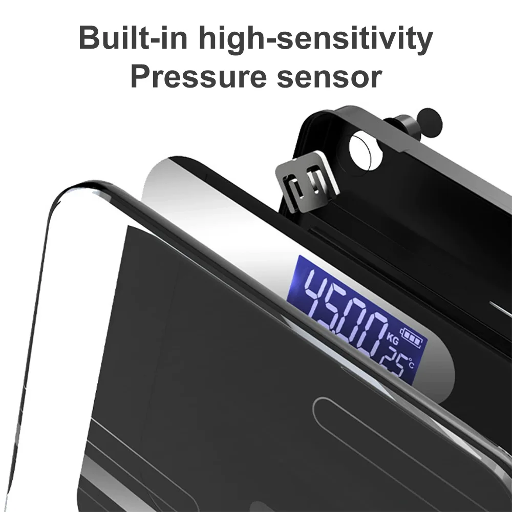 الذكية LCD مقياس رقمي لاسلكي USB شحن الحمام مقياس الوزن الكهربائية الجسم الدهون مقياس الوزن مقياس الصحة المنزلية #5