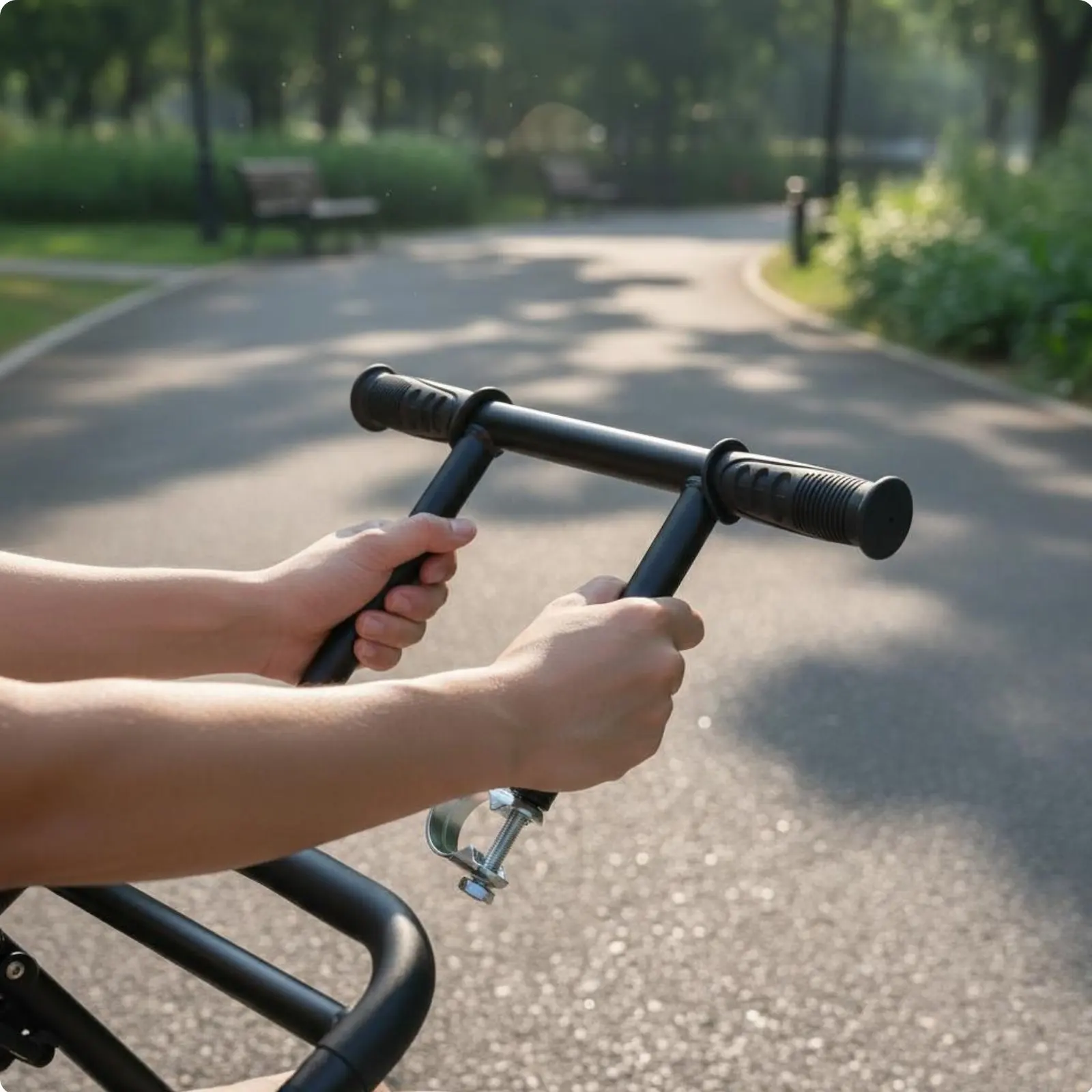Baby Stroller Handle Extender Universal Ergonomic Handlebar Extension Sturdy Stroller Accessories for Trolley Wheelchair