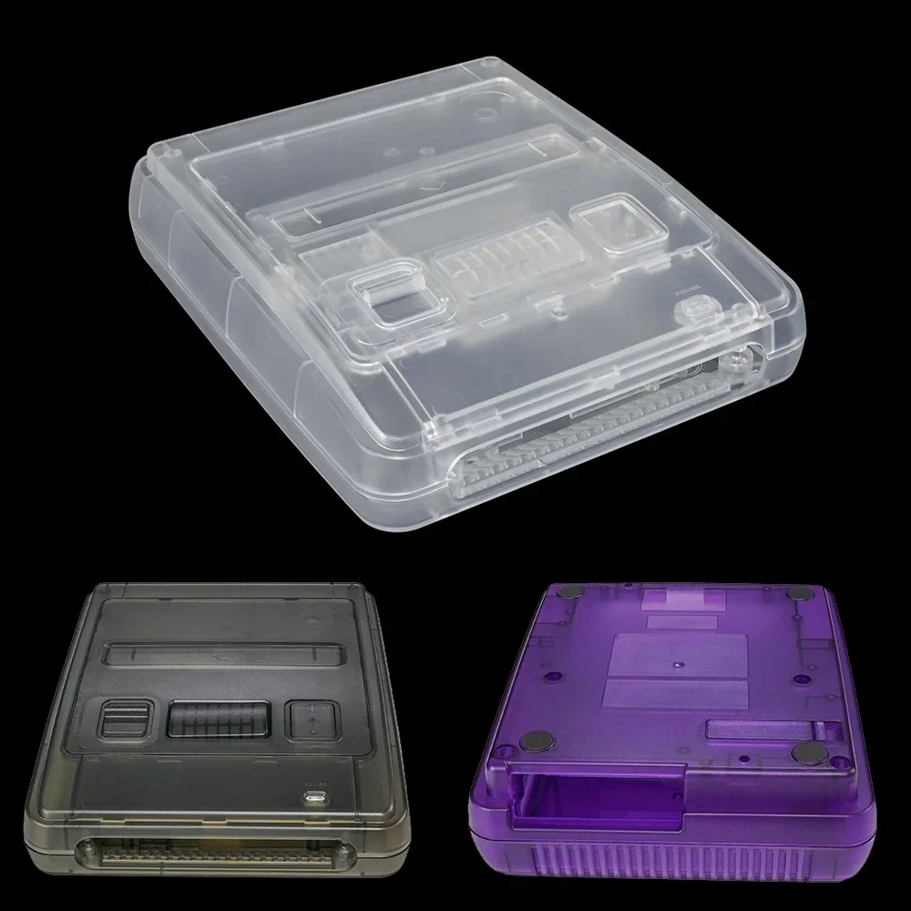 Bitfunx SFC Ersatzgehäuse Transparente Schale für Super Famicom Konsole Super NES Spielekonsole