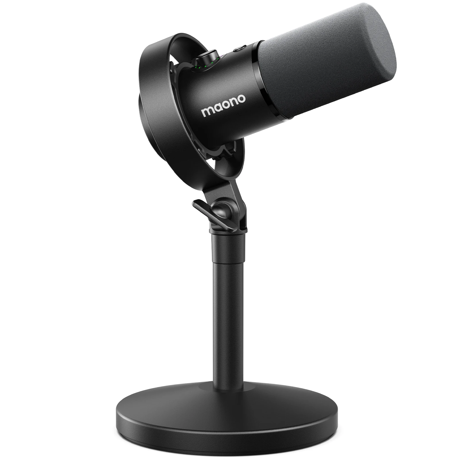 Maono PD300X XLRダイナミックマイク 本体 スタンド付き maono PD300X XLR USB Dynamic Microphone 192kHz 24bit