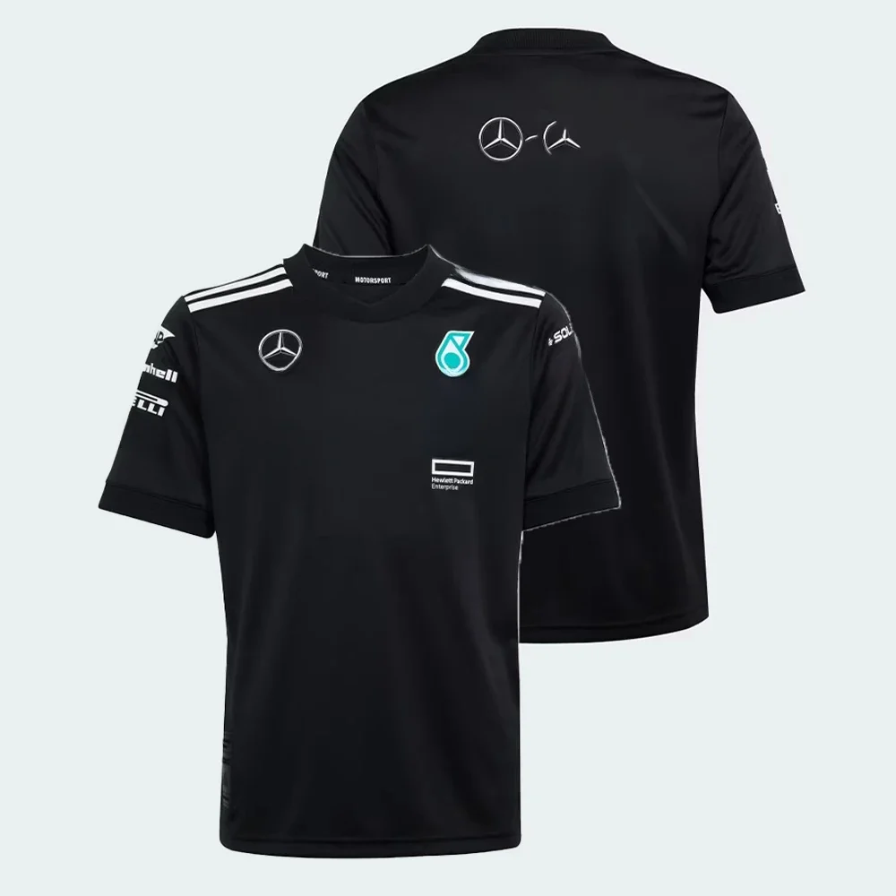 AliExpress 2025 New F1 Racing Competition Outdoor Extreme Sports Quick Drying Cycling Suit T-shirt Men's Hot Selling Short Sleeved Shirt