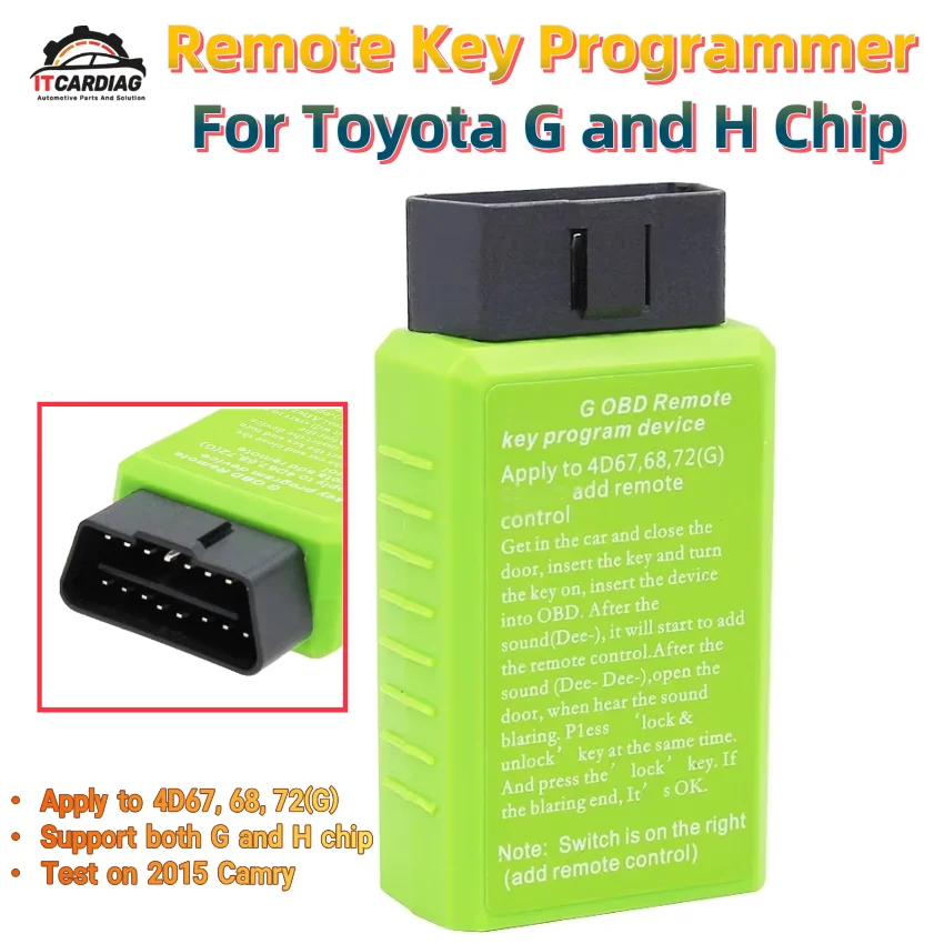 Auto OBD Key Programmer For Toyota G and Toyota H Chip OBD2 Port Remote Vehicle Smart Control Programming Device