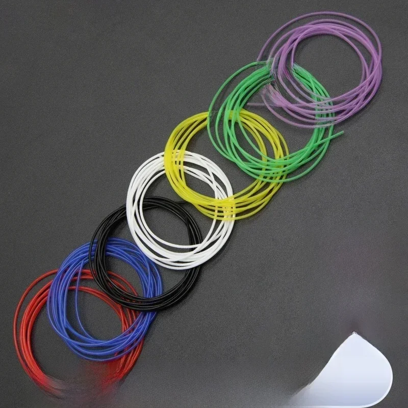 Tube Flexible en Silicone coloré ID 1/5/10m, 0.5 1 2 3mm, pour voiture et moto, tuyau d'eau en caoutchouc souple non toxique, tuyau de qualité alimentaire