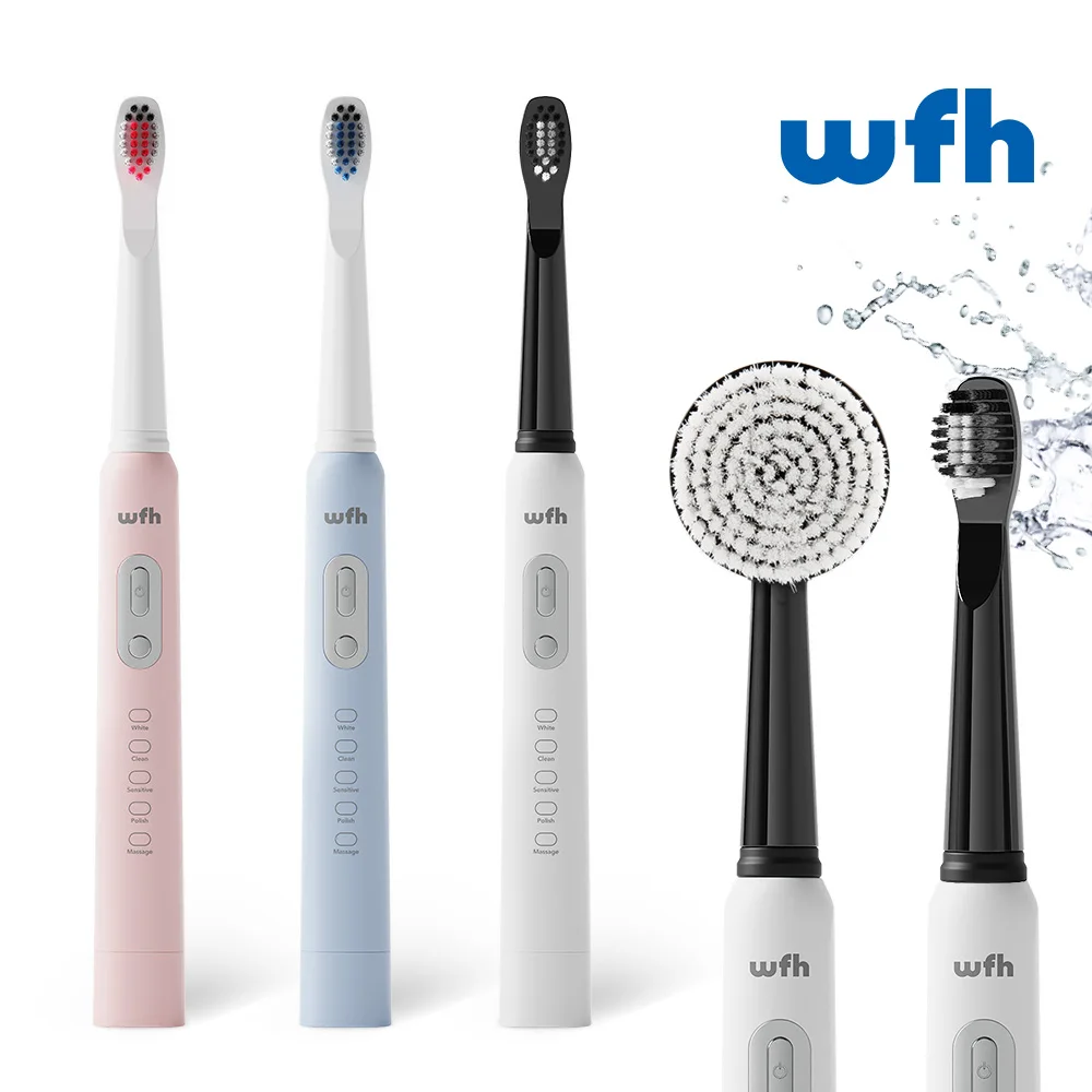 WFH Sonic Master sonic electric toothbrush/wash brush compatible