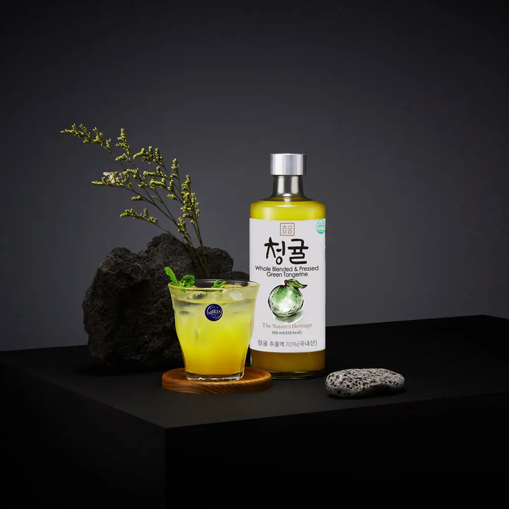 통째로 갈아만든 생과일 청귤 청 360ml