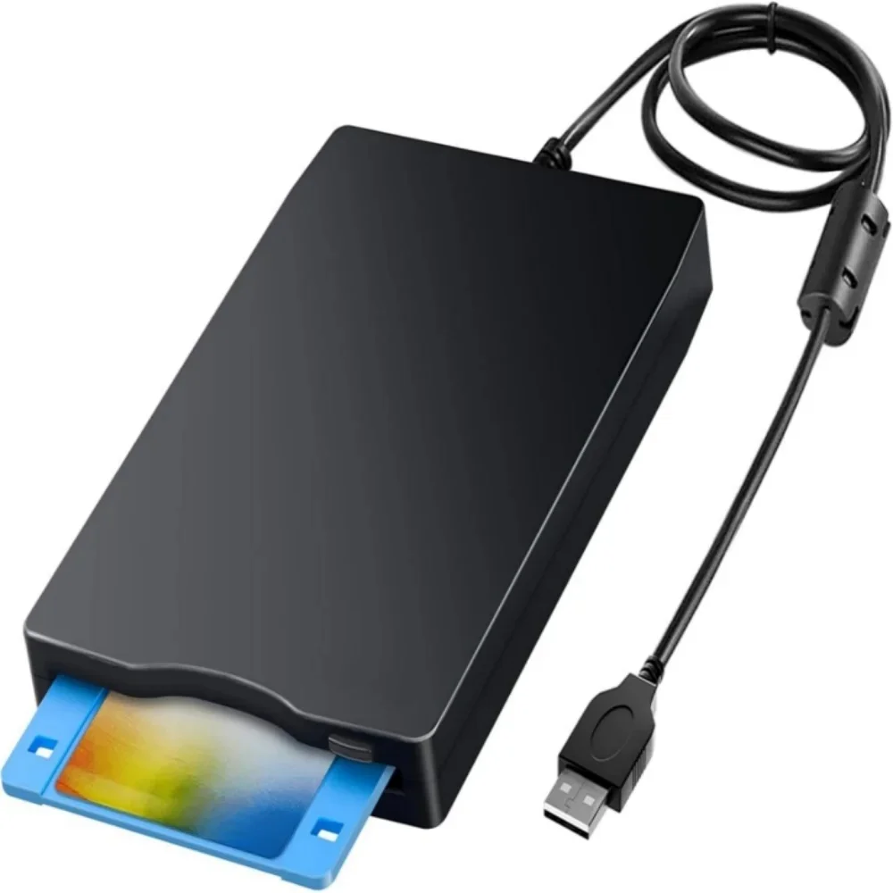 Lecteurs de disquette USB, lecteur de disquette FDD externe Portable 3.5 pouces 1.44 mo pour Windows XP/7/8/10/11 PC ordinateur Portable de bureau