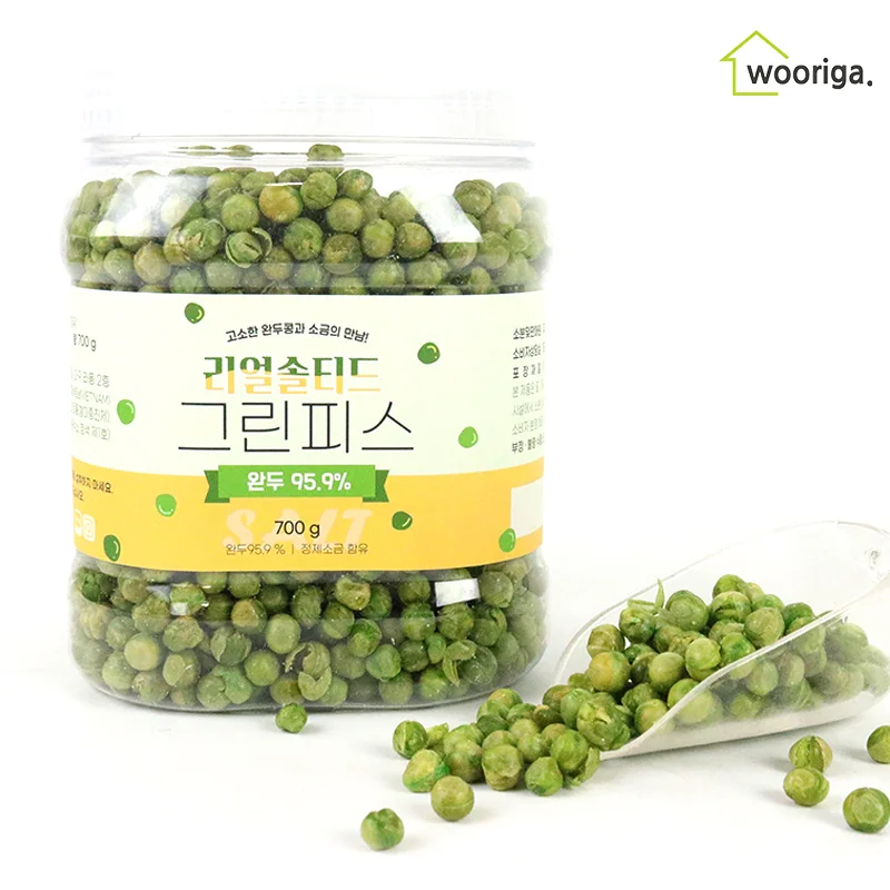 Real Saled Greenpeace Pea 95% Pea 1 700g Peas   wasabi peas   wasabi snack