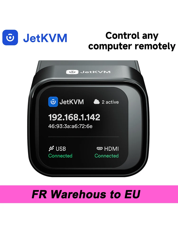 JetKVM IP-KVM Desktop Control Device Open source computer-afstandsbediening Beheer op afstand Ondersteunt Mac/Windows/Linux etc. - afbeelding 2