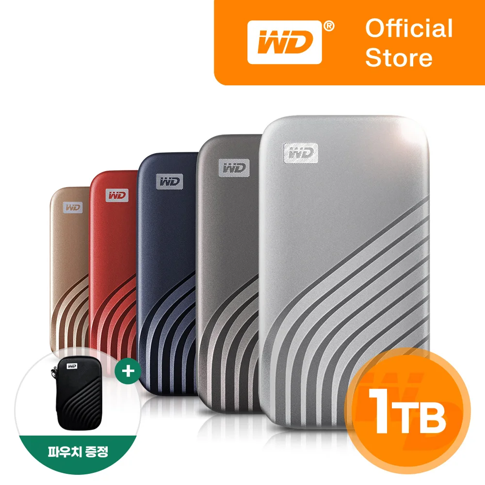 [WD Korea General version] WD NEW MY PASSPORT SSD external 1TB domestic genuine AS 5 years