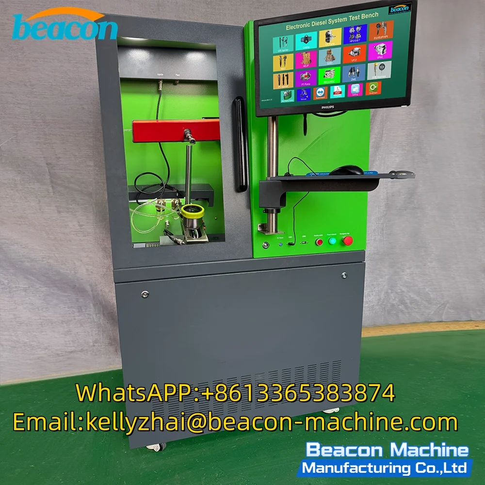 Diesel Common Rail Fuel Injector Test Bench With Flow Sensor 220v Servo Motor for Diesel Injection System Laboratory