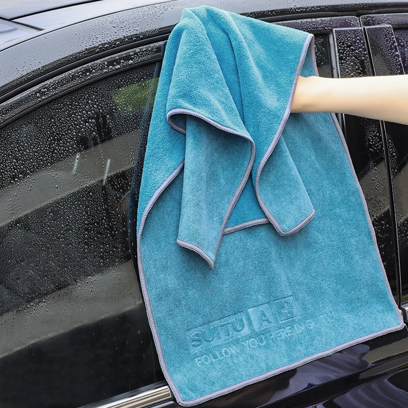 Thick microfine car wash towel drying towel removal towel 160cm