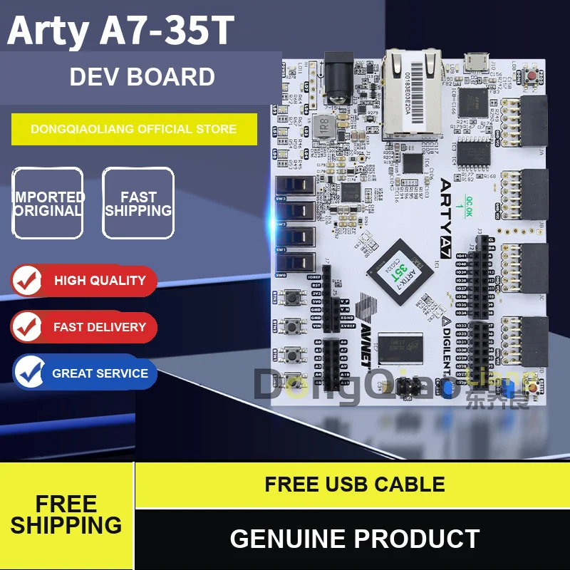 For the Arty A7-35T Artix-7 Xilinx FPGA RISC-V High-Speed Development Board by Digilent