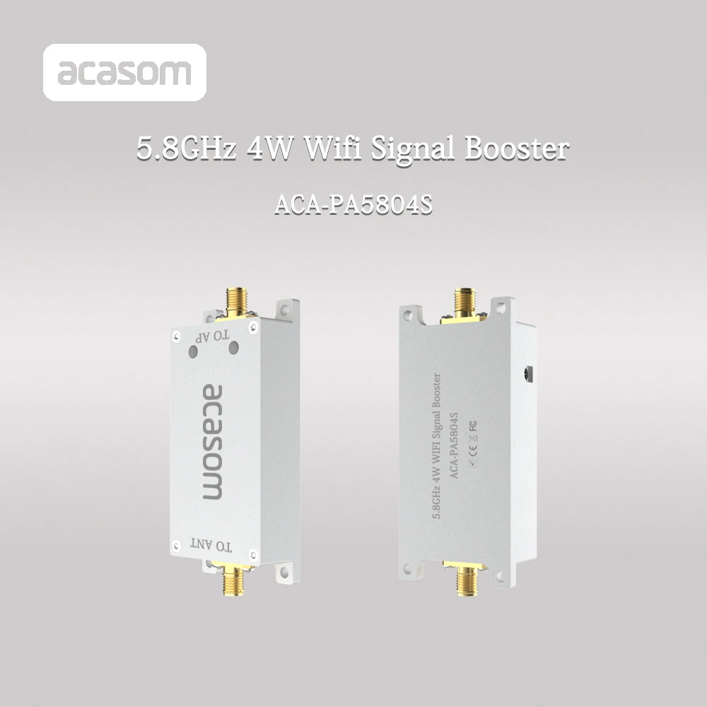 Imagem -05 - Wifi 5.8ghz 4w Amplificador de Sinal Wi-fi sem Fio Repetidor Impulsionador Roteador Wi-fi Extensor Gama