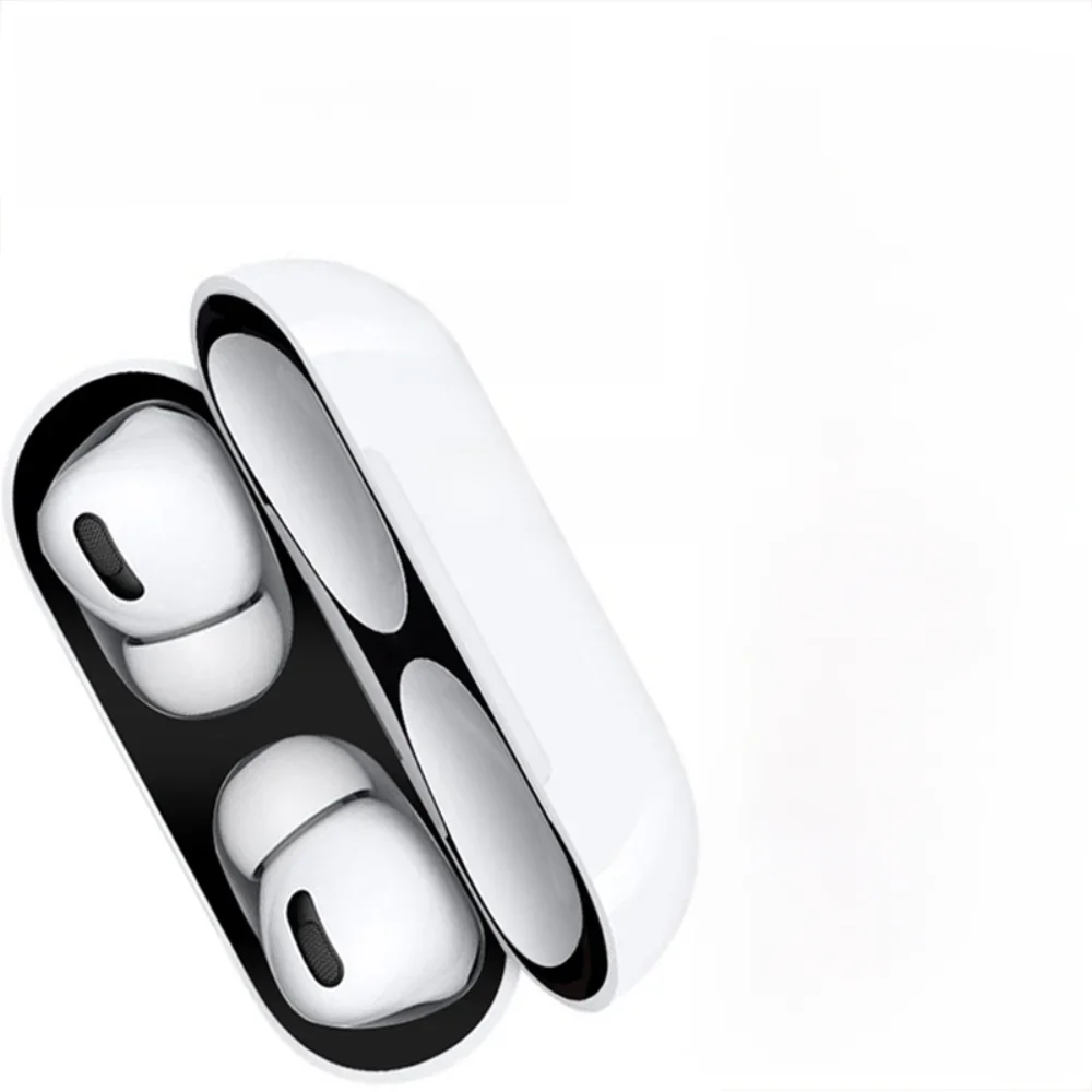 1–3 Stück staubdichte, kratzfeste Abdeckung für Apple AirPods Pro 2, Bluetooth-Headset, staubdicht, Innenschutzfolie, Metallaufkleber