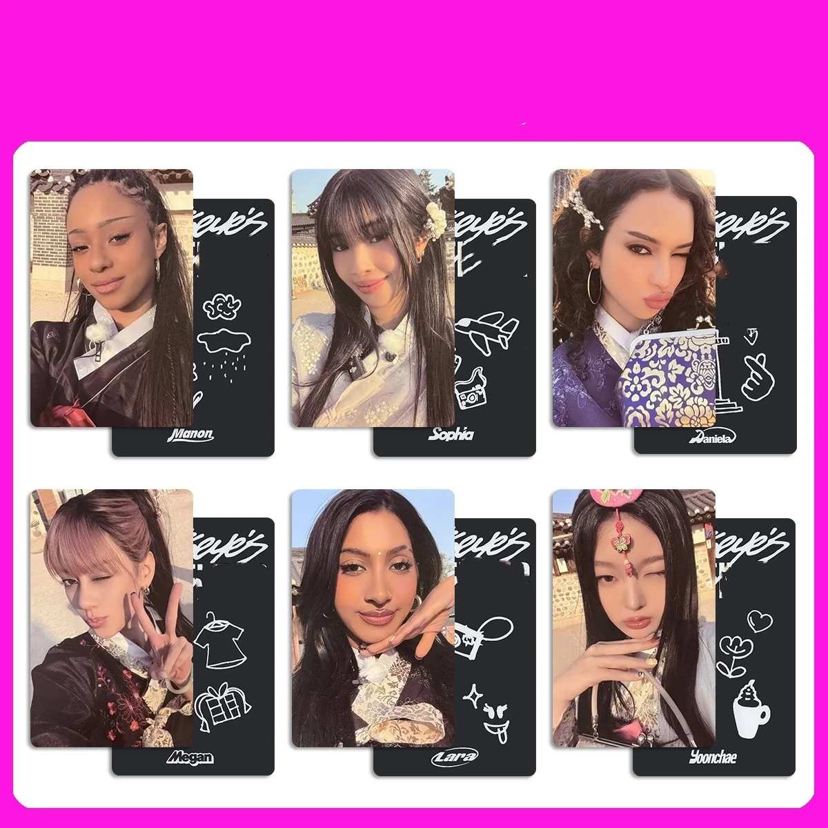 

KATSEYE VIEWFINDER IN SEOUL Card WVS Special Card Bright Film LOMO Card Manon Sophia Daniela Lara Megan Fans Collection Gift