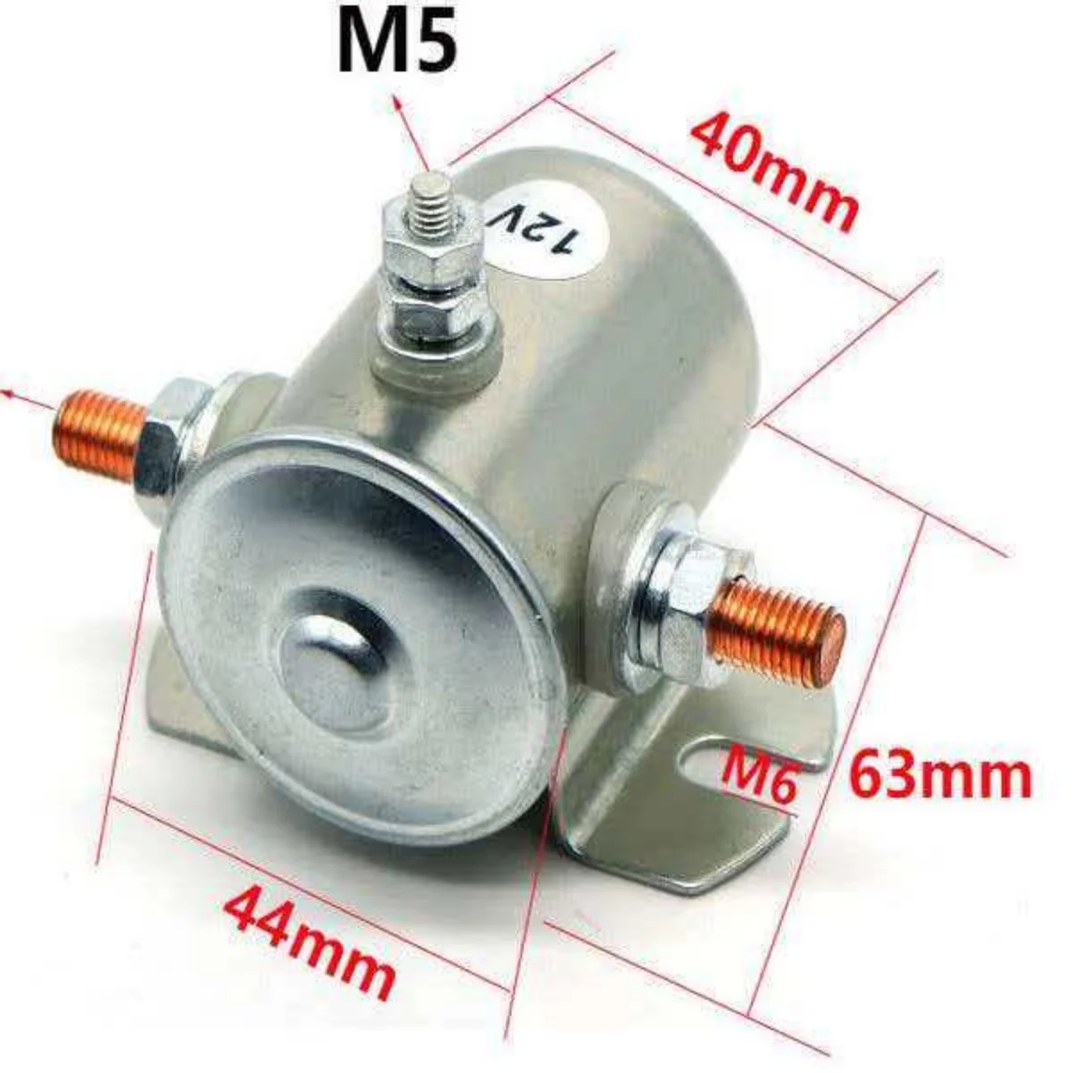 

12V 24V DC Car Starter Relay Solenoid Electric High Current Metal 4 Terminals Max 150A for Auto Golf Cart Forklift Winch Marine