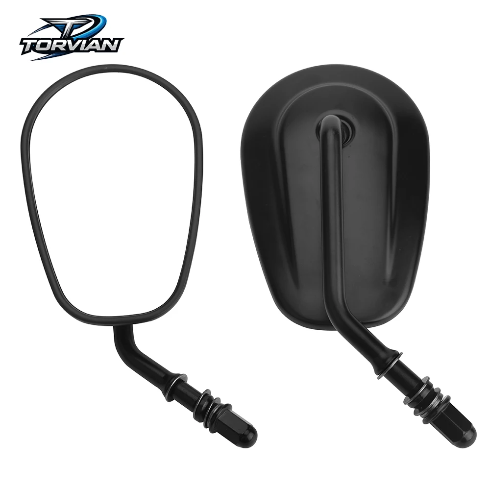 Torvian 8mm Threaded Motorcycle Rearview Mirror CNC Aluminum Premium Side Mirrors Universal Motorbike Accessories