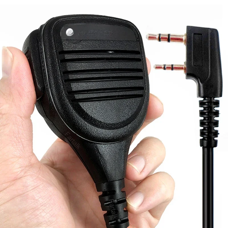PTT Handheld Microfone Speaker MIC para Baofeng UV5r UV-5R UV-82 BF-888S GT-3TP TK-3107 Kenwood HYT