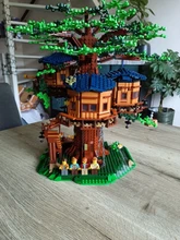 3117 PCS Tree House Two Colors Leaves The Biggest Building Blocks Compatible Bricks DIY Toys Birthday Christmas Gift Bricks Toy