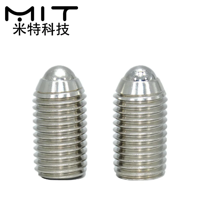 MTBZ Satinless Steel Spring Ball Plungers And Internal Hexgon Roller Ball Thread Bolt Screw For Locating M2 M3 M4 M5  in stock