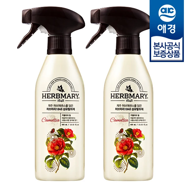 [Aekyung] Herb Mari Fiber Deodorer Camelia Hill 400ml x 2