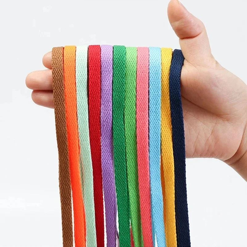 1 paire de lacets plats lacets de chaussures classiques mode solide sport lacet longueur 100/120/140/160/180cm accessoires de chaussures