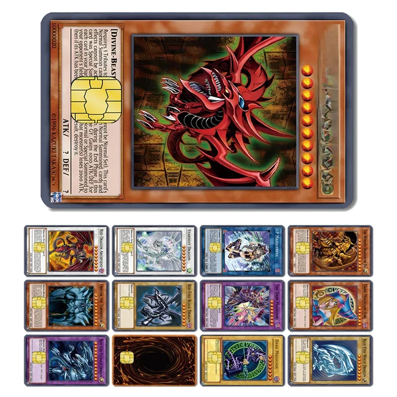 2023 Neues Anime-Spiel Yu-Gi-Oh Blue Eyes Dragon God Film Skin Aufkleberband für große große