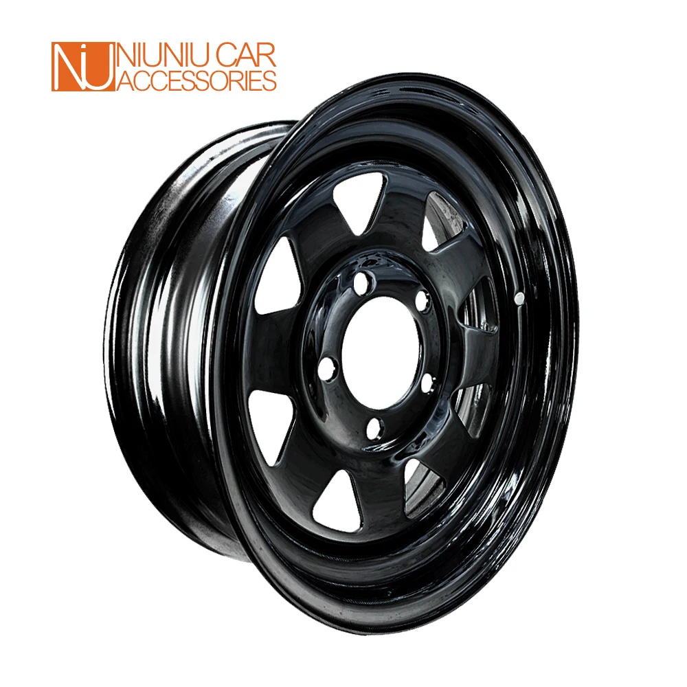 13 Inch X 4.5J Black Spoke Trailer Rim 5 -114.3 Car Bolt Pattern Caravan Boat RV Parts Accessories