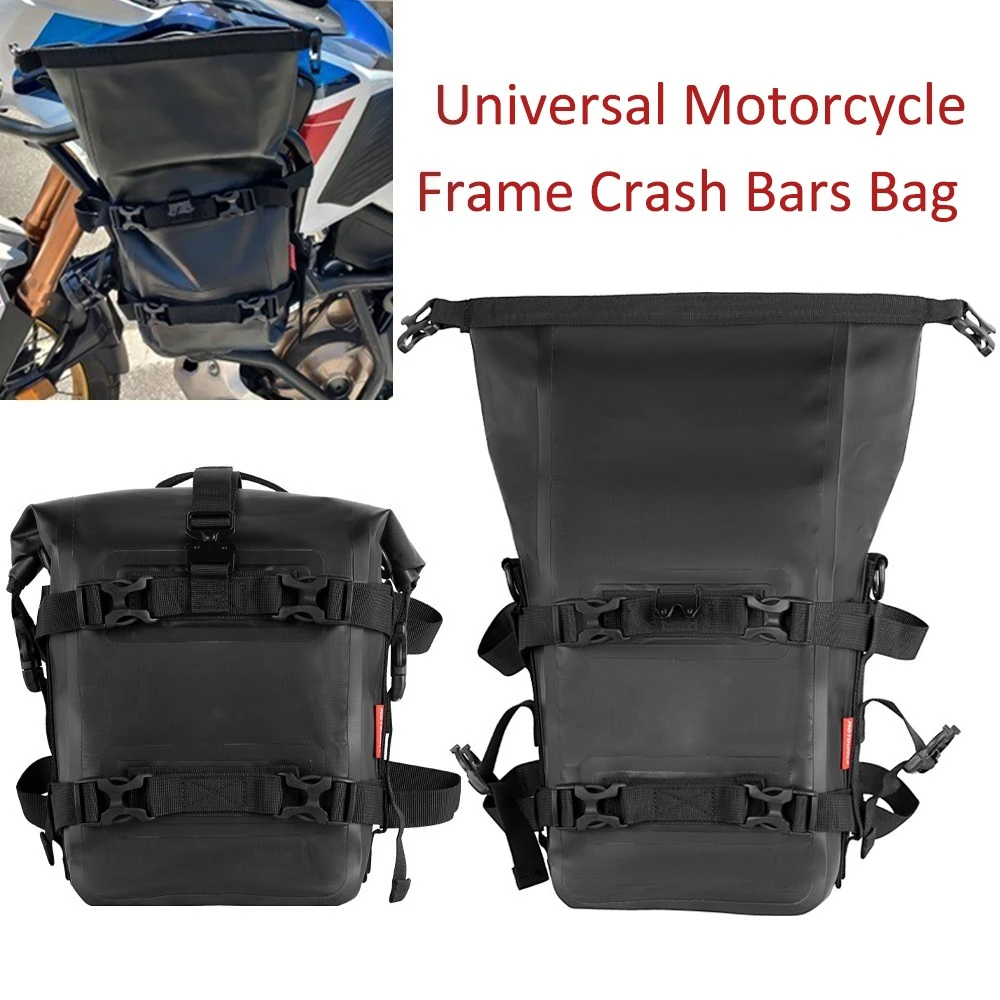 

For BMW R1200GS R1250GS F850GS F700GS F900R ADV Motorcycle Bumpers Bag Waterproof 8L Side Frame Crash Bar Bag Tools Storage Bags