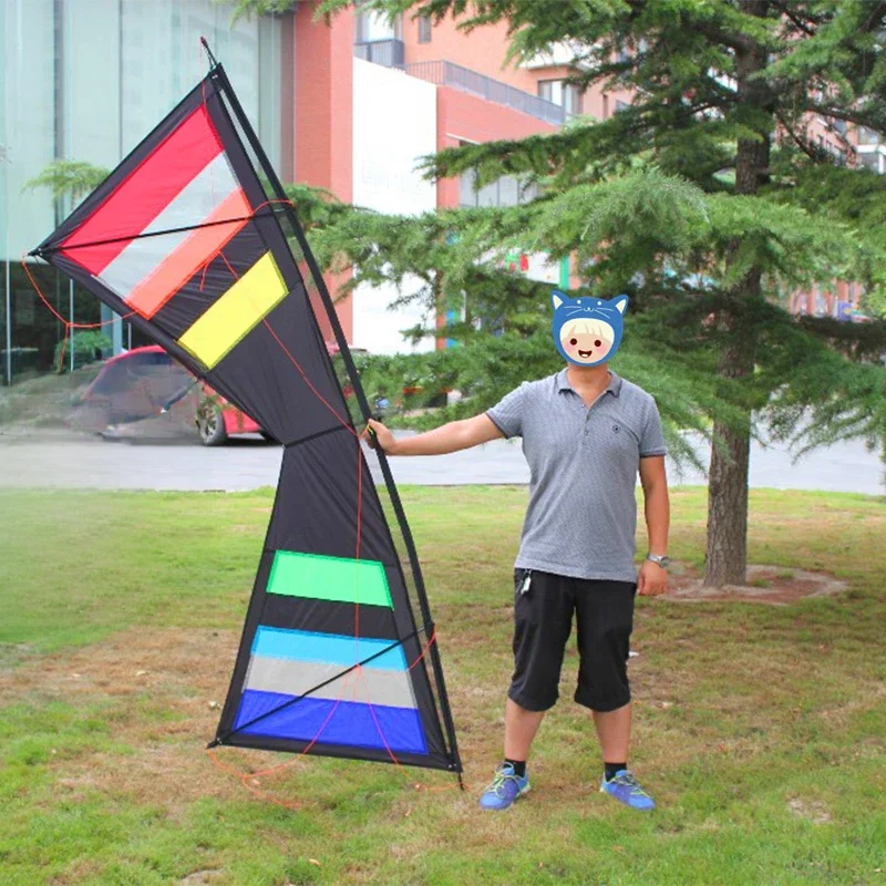 Outdoor Fun Sport Power Vier-Lijn Stunt Kite Voor Beginners Met Vier Draad Handvat En Lijn Goede Vliegende - afbeelding 2