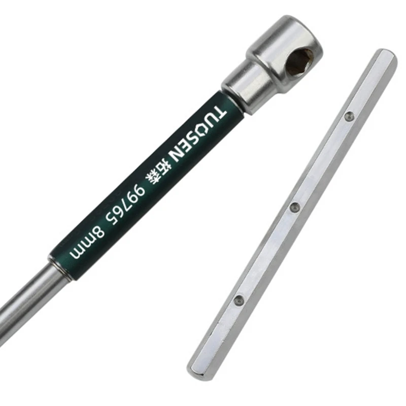 2.5/3/4/5/6/8/10mm Torx tornavida T tipi Allen altıgen anahtar krom anahtarı t-şekilli el aracı genişletilmiş T-lokma anahtar