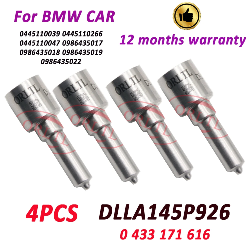 

ORLTL 0 433 171 616 Common Rail Nozzle DLLA 145P926 Diesel Injector DLLA 145 P926, DLLA 145P 926 For BMW 0445110039,0 445110266