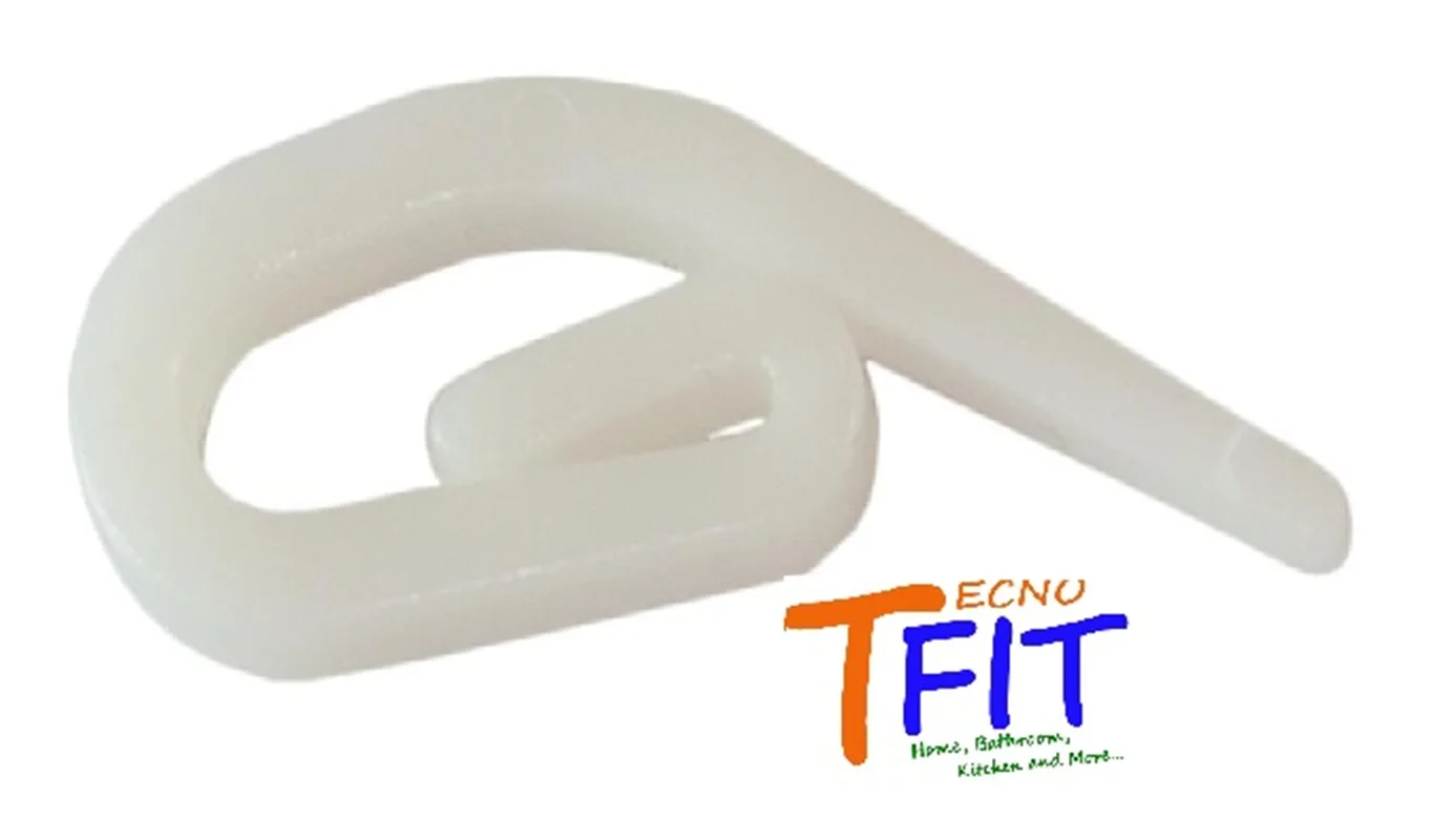 250 Acetal gordijnhaken/clips, raamhangers.