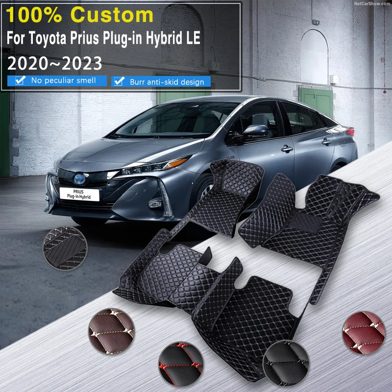 

Car Mats Floor For Toyota Prius Plug-in Hybrid LE Prius Prime LE XW50 2020~2023 Waterproof Carpets Car Floor Mat Car Accessories