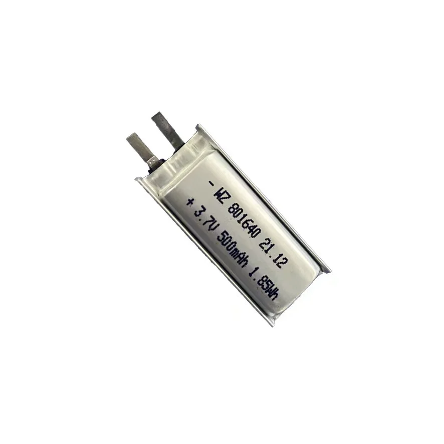 buy more will cheap 801640 polymer lithium battery 500MAH-3.7V point reading pen, laser ranging pen, intelligent wearable device