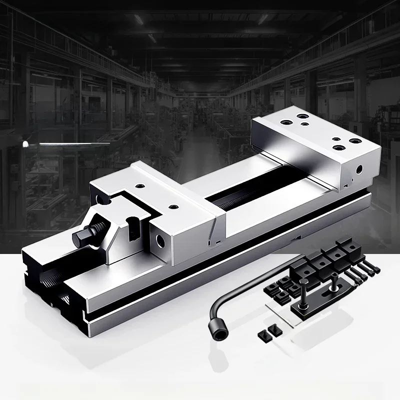 Präzisions-Schraubstock, Werkbank, 4/5/6-Zoll-Klemmmaschine, große Öffnungsvorrichtung, für verschiedene CNC-Geräte, Bearbeitungszentren