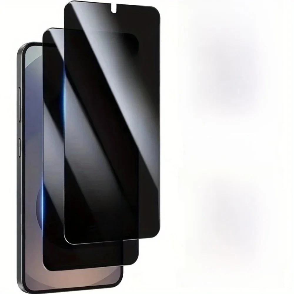 2 pièces verre trempé Anti-espion pour Samsung Galaxy S25 S24 Ultra S23 S22 S21 Plus S25 Edge S24 S23 FE protecteurs d'écran à couverture complète