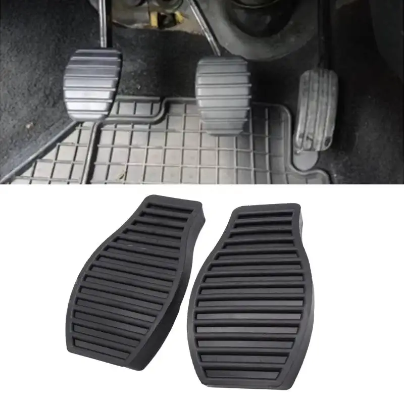 2Pcs Auto Brake Pedal Pads 71746348 for Peugeot Bipper for Fiat 500L Doblo Grande PUNTO for Alfa Replacement Car Brake Pedal Pad